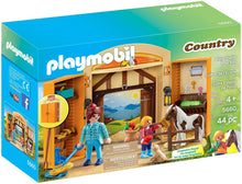 Load image into Gallery viewer, PLAYMOBIL Pony Stable Play Box
