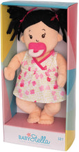 Load image into Gallery viewer, Baby Stella- Peach Doll With Black Hair
