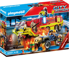 Load image into Gallery viewer, Playmobil Fire Engine with Truck
