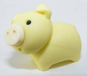 kawaii- pig eraser