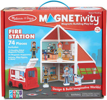 Load image into Gallery viewer, Melissa &amp; Doug- Magnetivity  Building Playset: Fire Station
