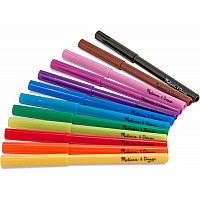 Load image into Gallery viewer, Melissa &amp; Doug- 12 Washable Non-Roll Markers
