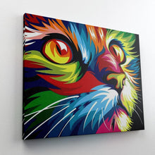 Load image into Gallery viewer, Abstract Modern Colorful Cat Paint by Number
