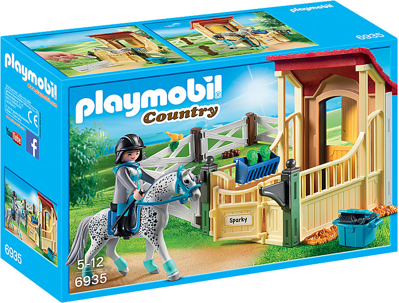 Playmobil Horse Stable with Appaloosa Building Set