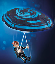 Load image into Gallery viewer, PLAYMOBIL THE MOVIE Rex Dasher with Parachute
