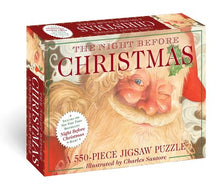 Load image into Gallery viewer, The Night Before Christmas: Jigsaw Puzzle &amp; Book
